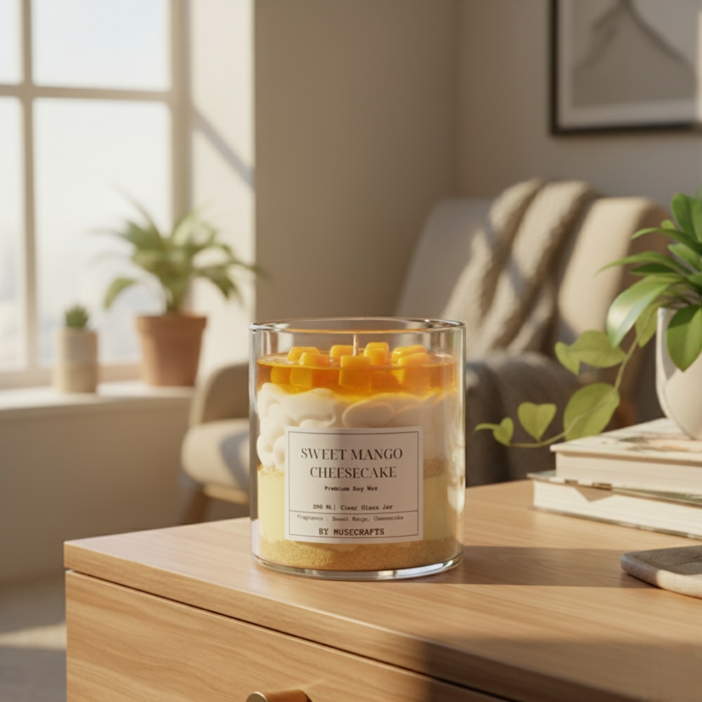 SWEET MANGO CHEESECAKE